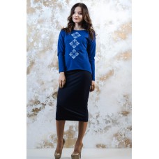 Embroidered Costume "Stars" Electric Navy